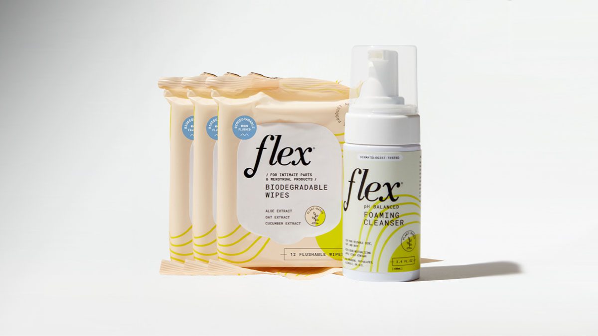 Flex Foaming Cleanser & Biodegradable Wipes