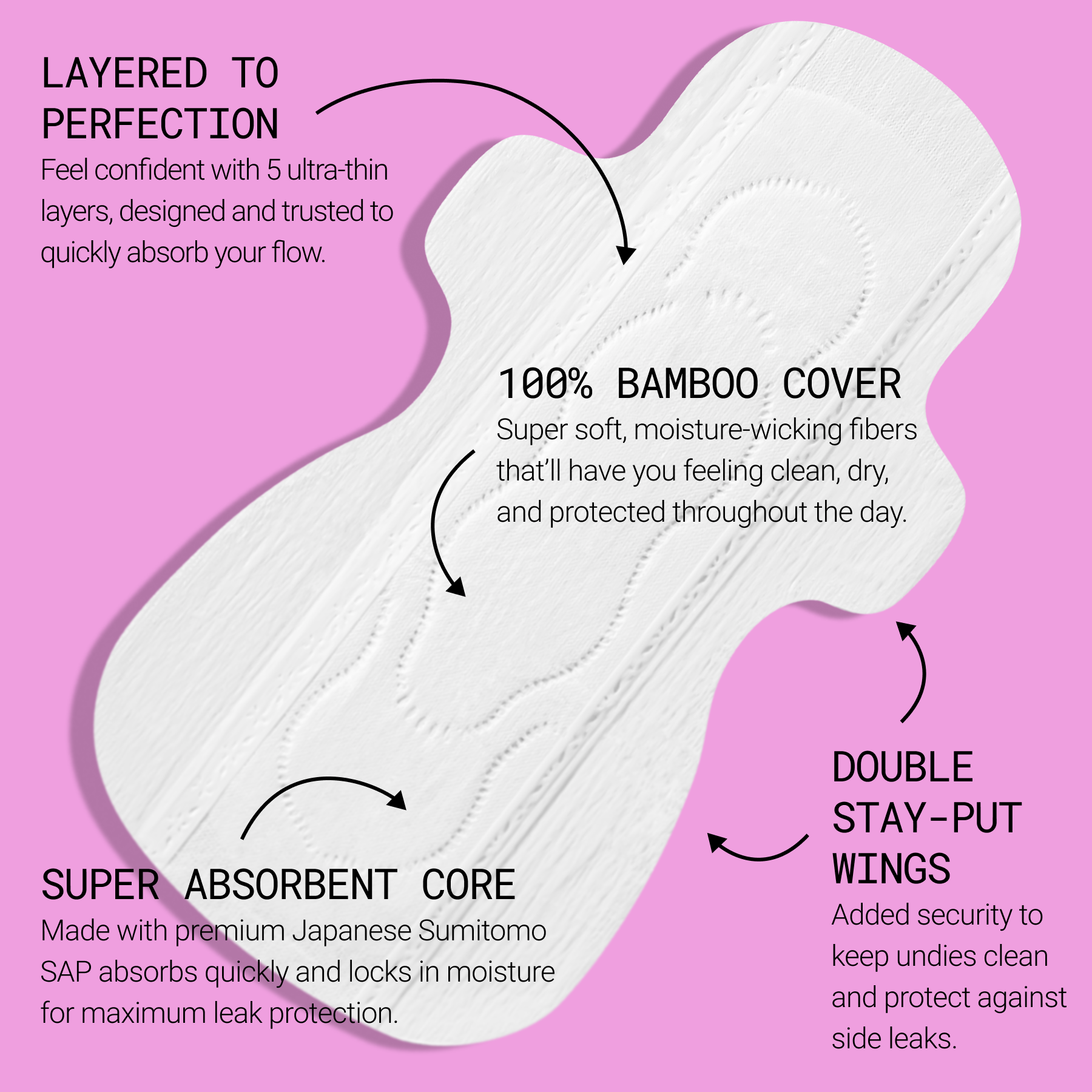 Flex Bamboo Super Pads