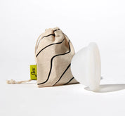 Flex reusable menstrual disc with storage pouch